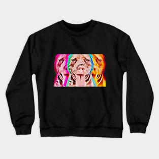 Pit Bull Pop Art Crewneck Sweatshirt